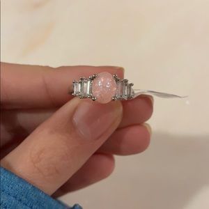 Pink Quartz Ring